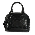 Louis Vuitton Louis Vuitton Black Magnetique Monogram Vernis Alma BB