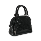 Louis Vuitton Louis Vuitton Black Magnetique Monogram Vernis Alma BB