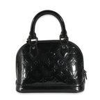 Louis Vuitton Louis Vuitton Black Magnetique Monogram Vernis Alma BB