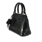 Louis Vuitton Louis Vuitton Black Magnetique Monogram Vernis Alma BB
