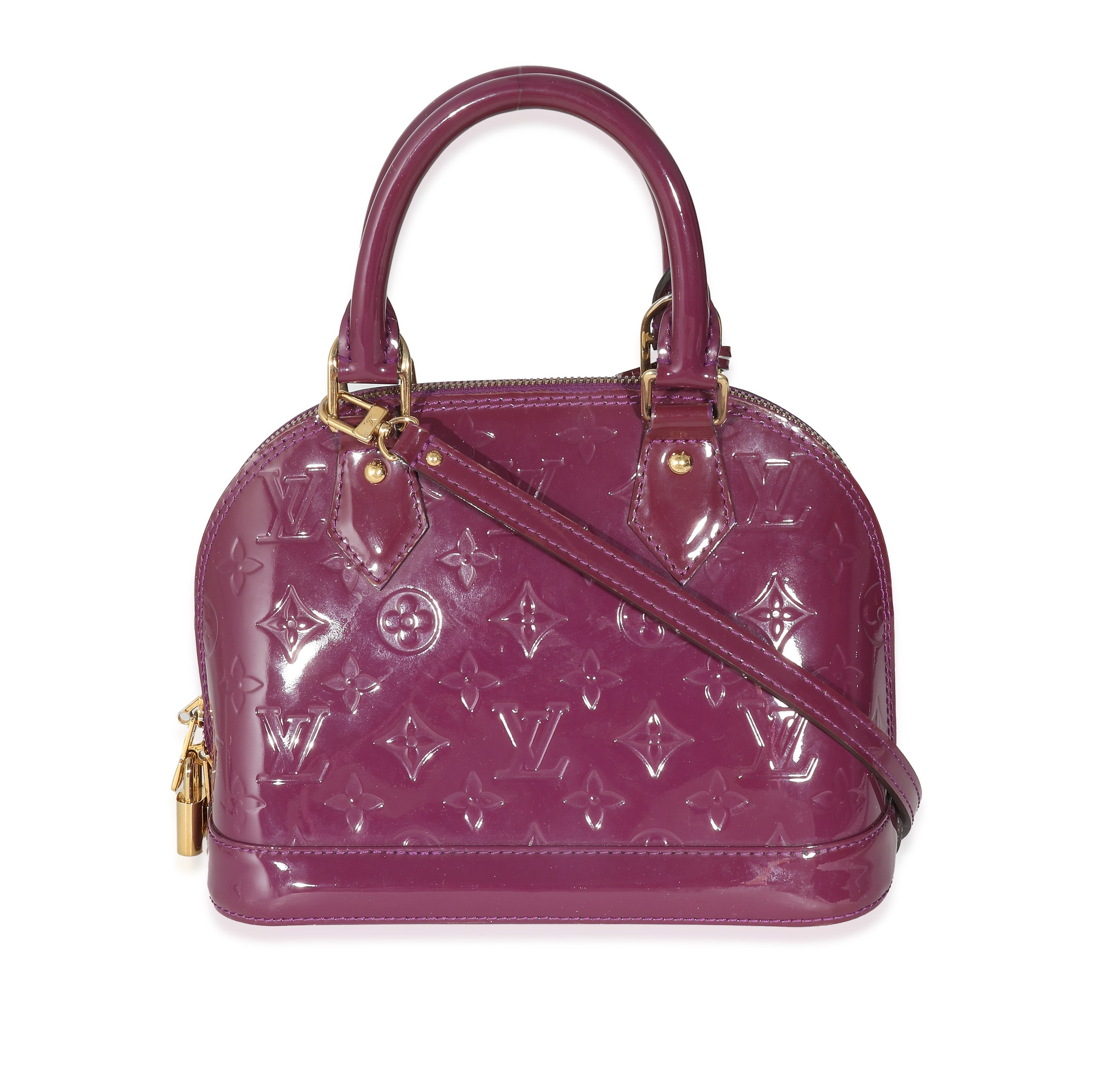 Louis Vuitton Louis Vuitton Amethyste Monogram Vernis Alma BB