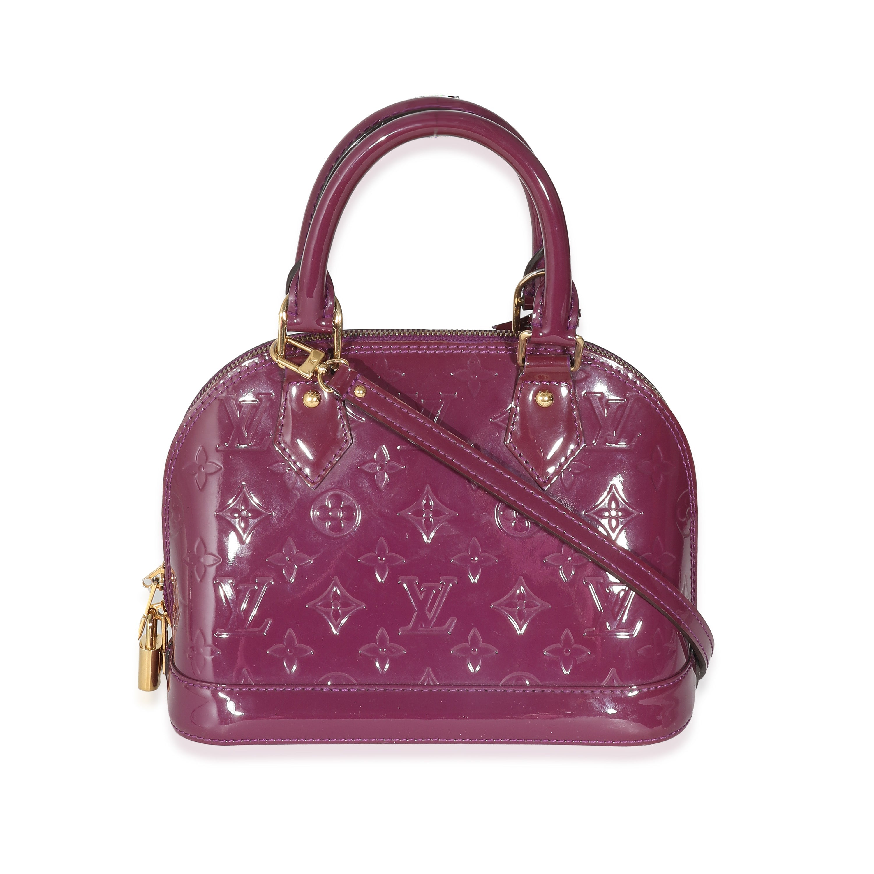 Louis Vuitton Louis Vuitton Amethyste Monogram Vernis Alma BB