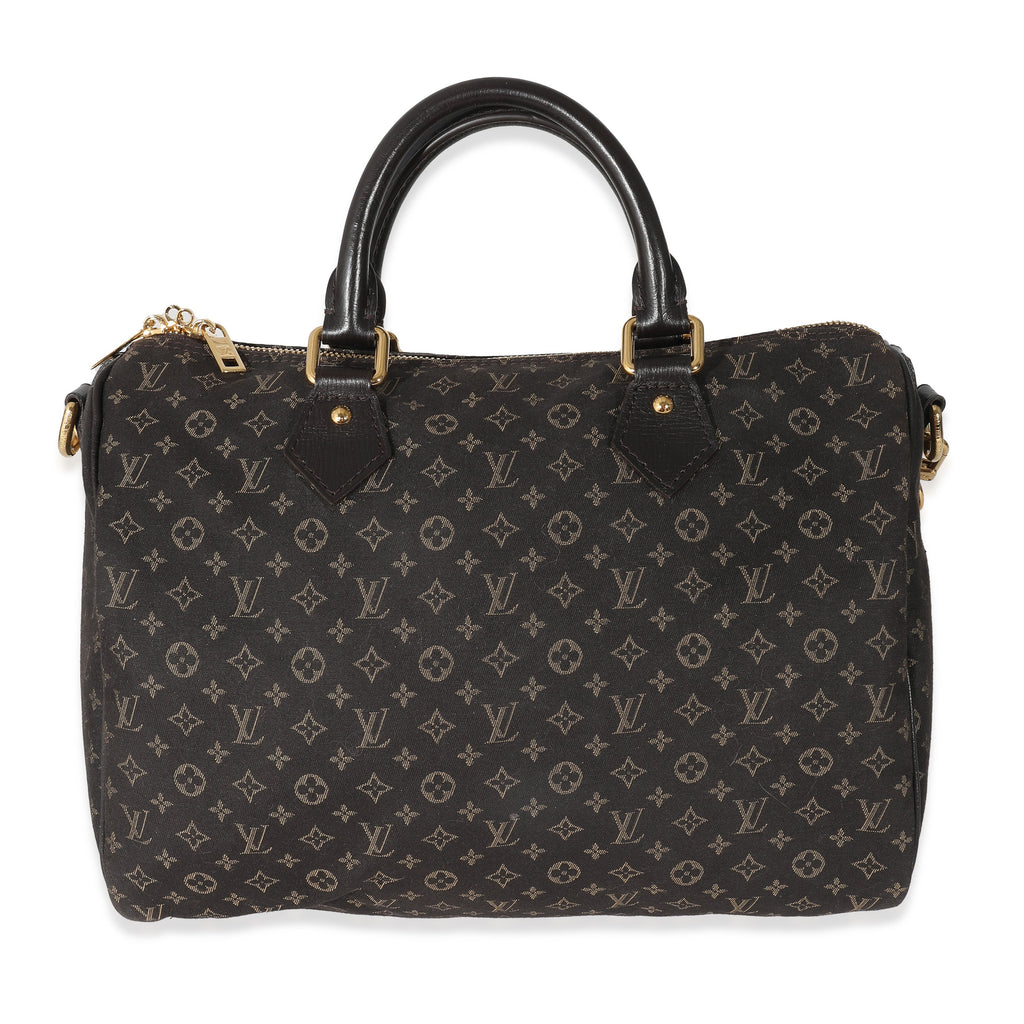 Louis Vuitton Louis Vuitton Brown Monogram Canvas Mini Lin Speedy Bandouliere 30