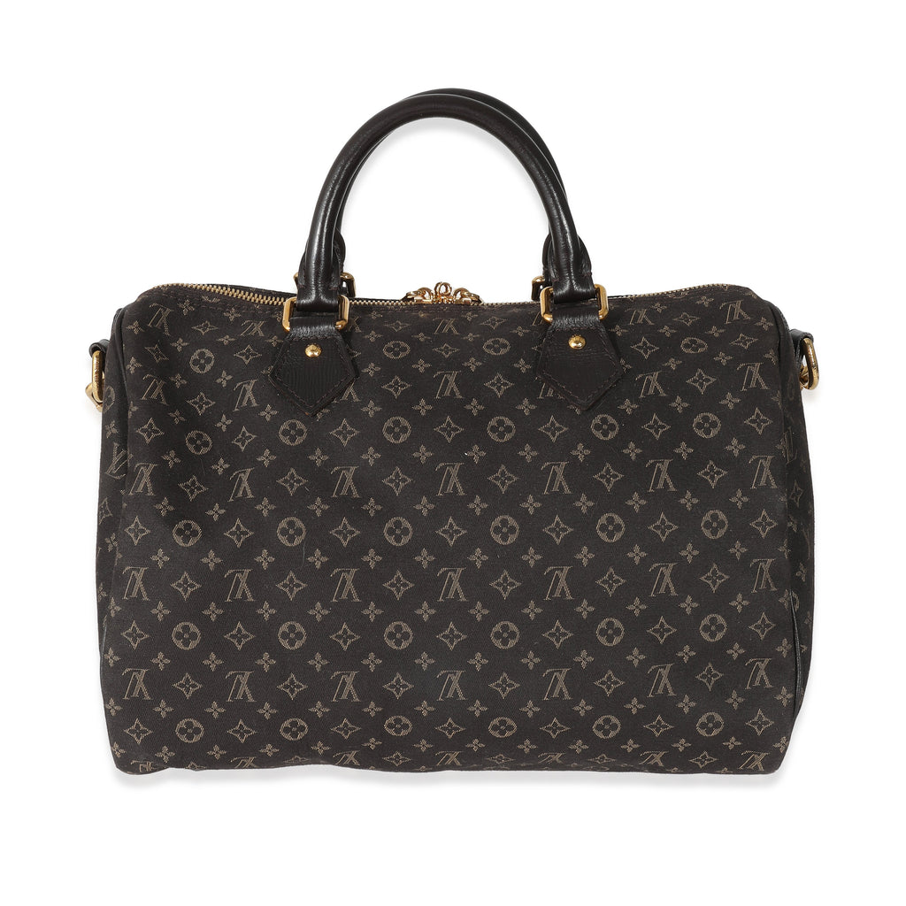 Louis Vuitton Louis Vuitton Brown Monogram Canvas Mini Lin Speedy Bandouliere 30