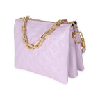 Louis Vuitton Louis Vuitton Purple Monogram Embossed Lambskin Coussin PM