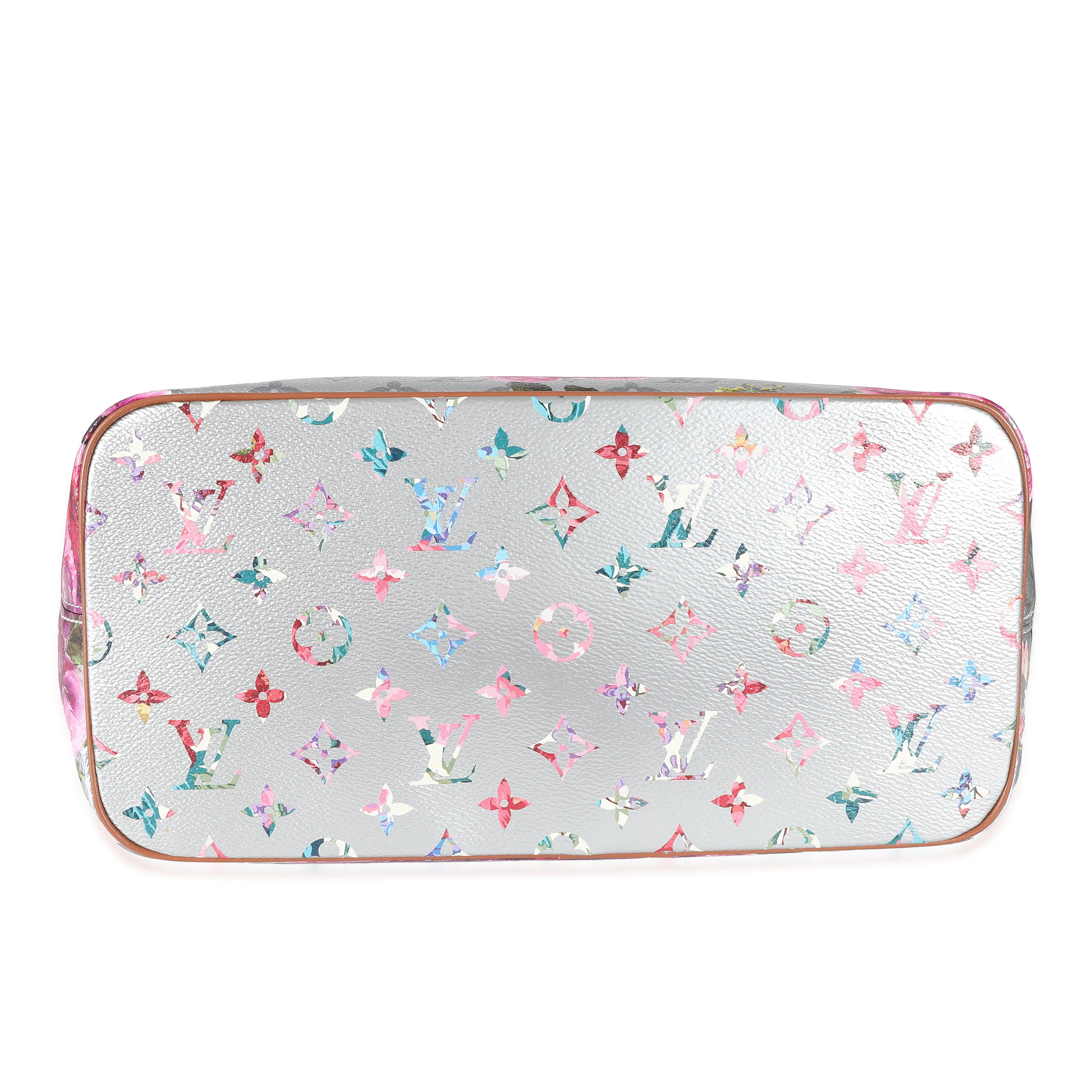 Louis Vuitton Louis Vuitton Silver Monogram Garden Canvas Neverfull MM
