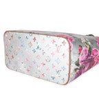Louis Vuitton Louis Vuitton Silver Monogram Garden Canvas Neverfull MM