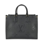 Louis Vuitton Louis Vuitton Black Monogram Giant Empreinte Onthego MM
