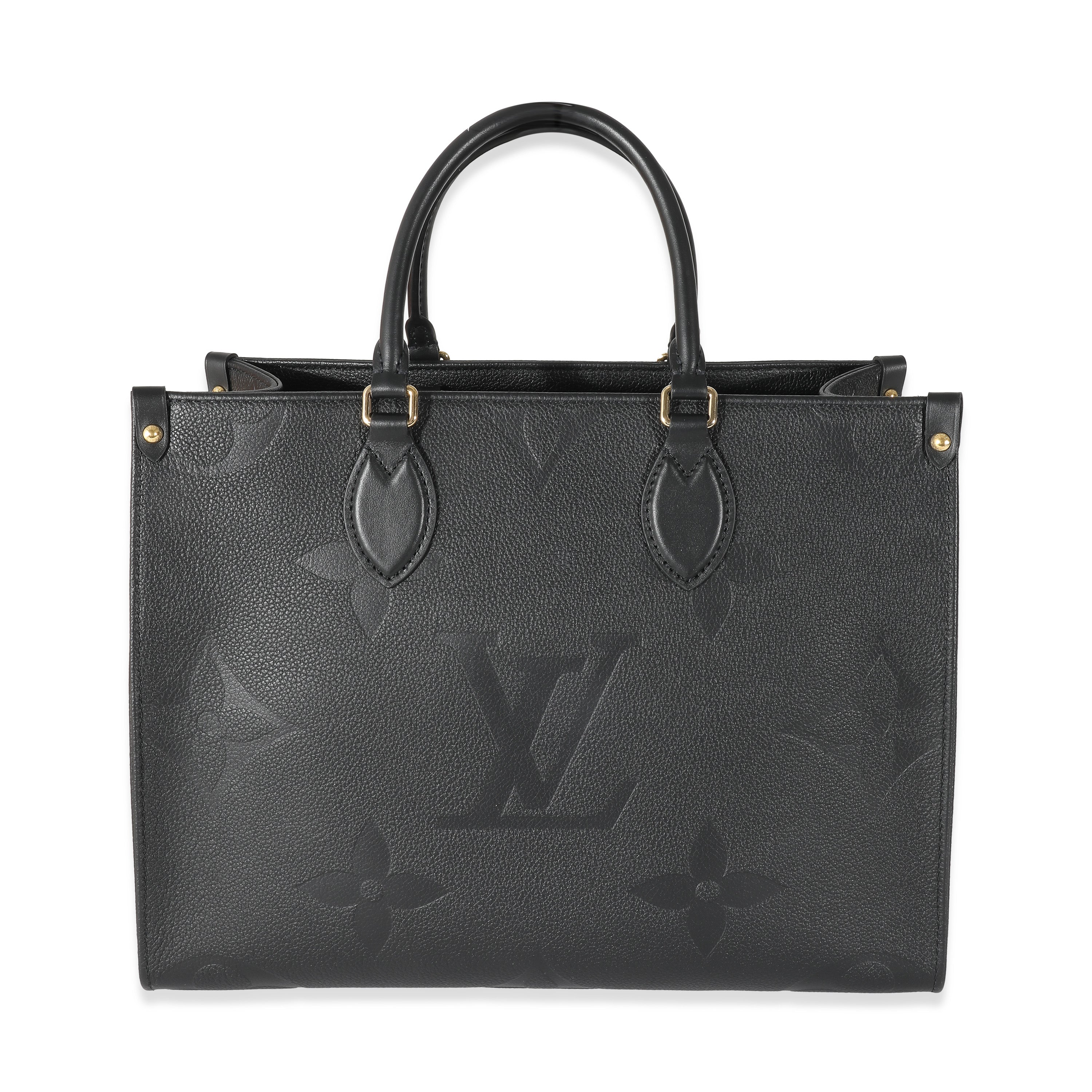 Louis Vuitton Louis Vuitton Black Monogram Giant Empreinte Onthego MM