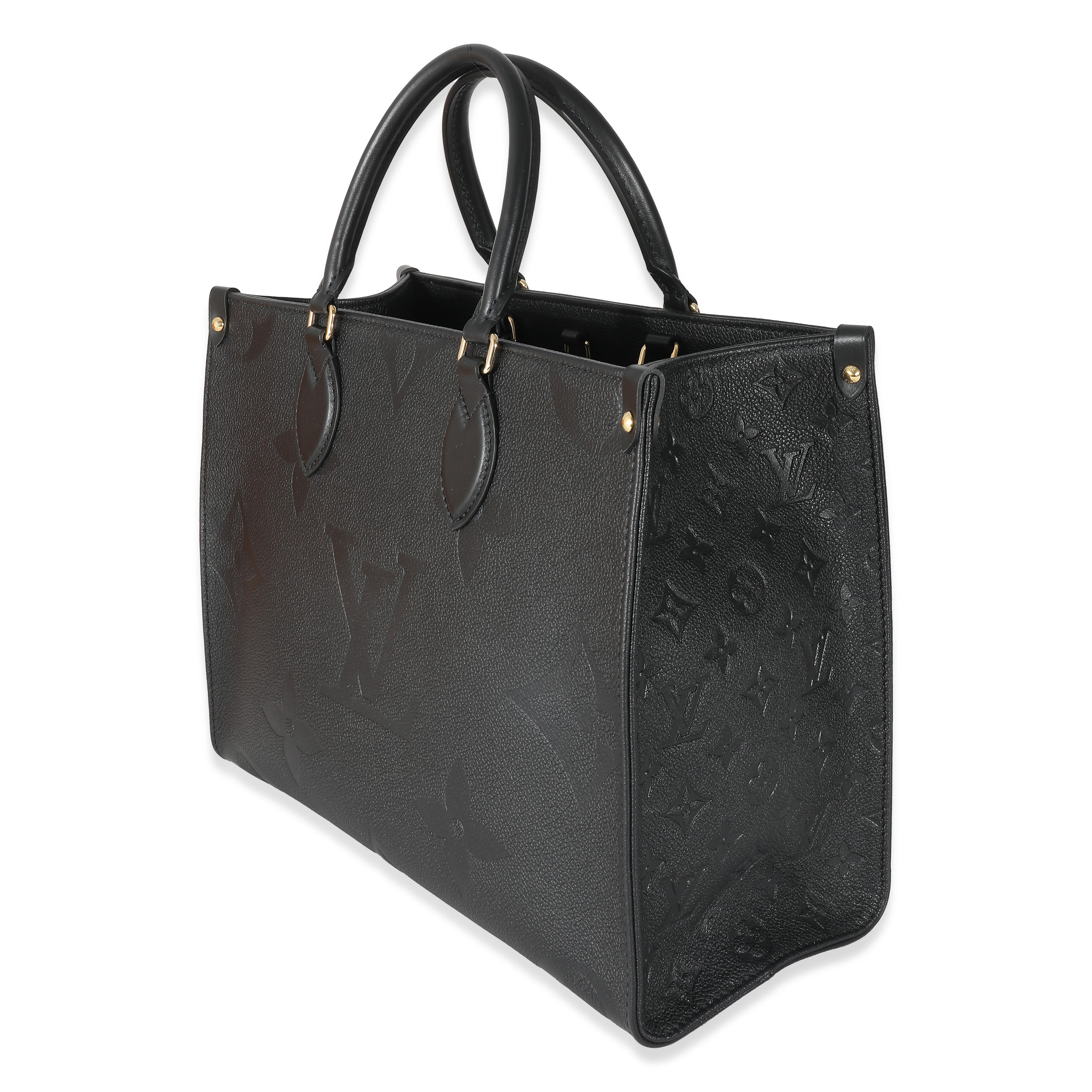 Louis Vuitton Louis Vuitton Black Monogram Giant Empreinte Onthego MM