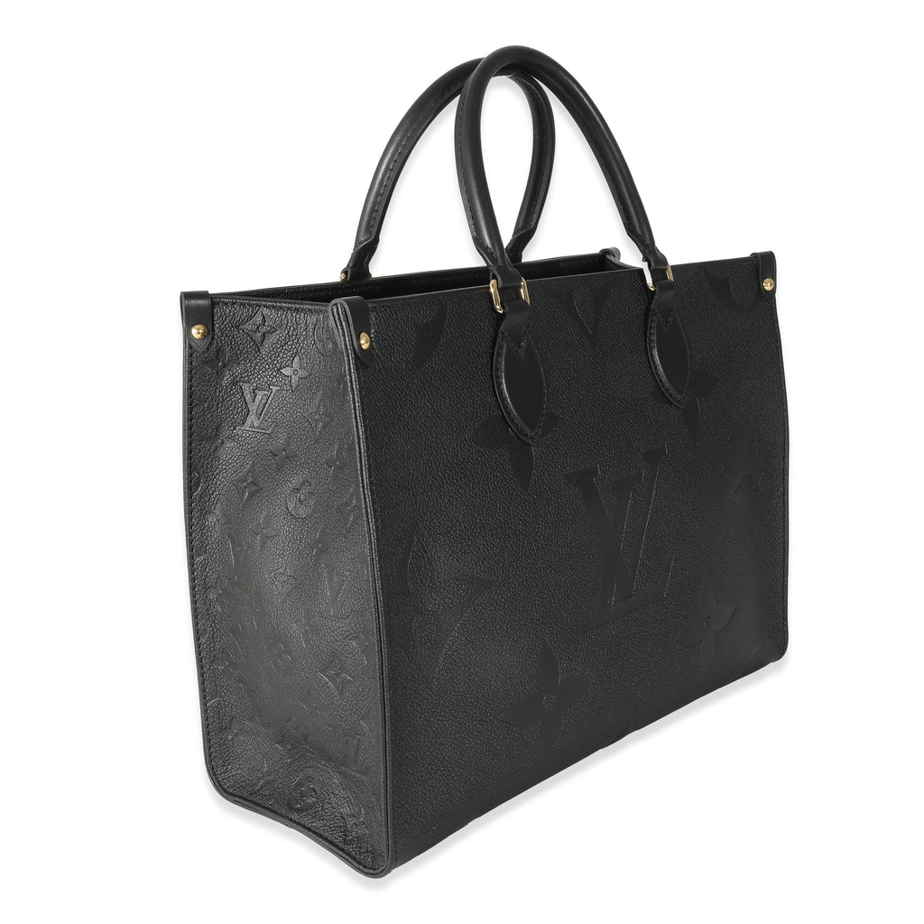 Louis Vuitton Louis Vuitton Black Monogram Giant Empreinte Onthego MM