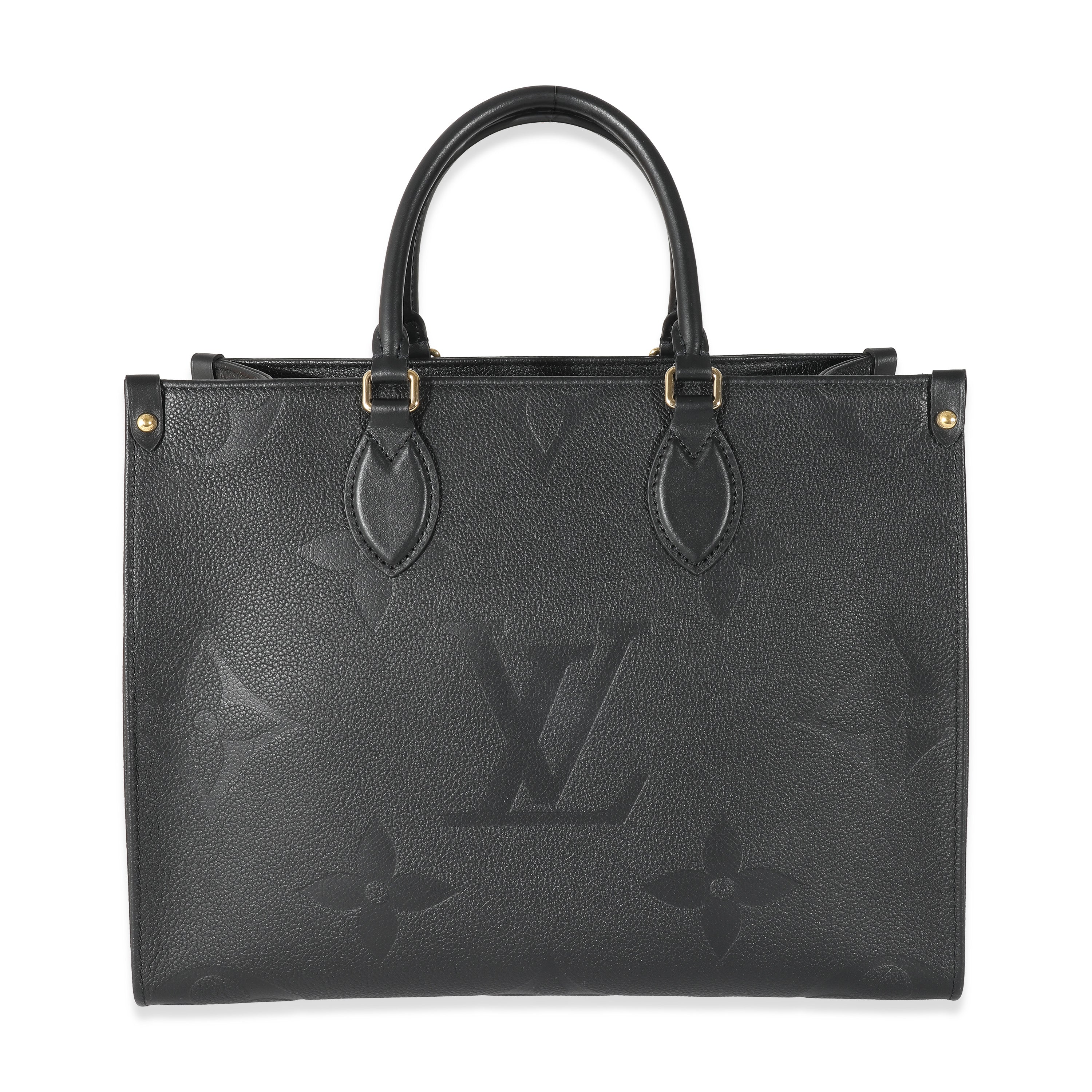 Louis Vuitton Louis Vuitton Black Monogram Giant Empreinte Onthego MM