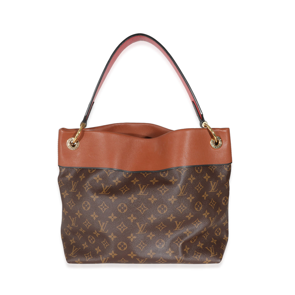 Louis Vuitton Louis Vuitton Caramel Rouge Monogram Canvas Tuileries Besace