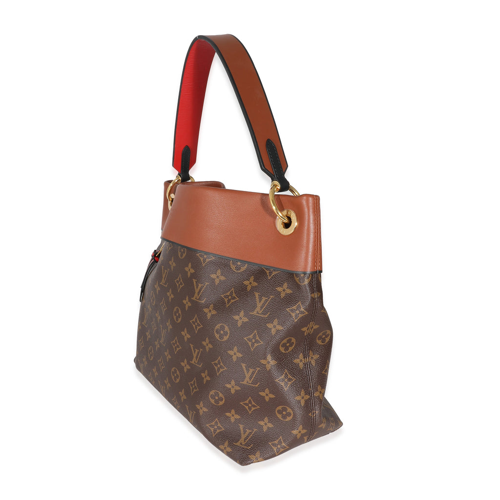 Louis Vuitton Louis Vuitton Caramel Rouge Monogram Canvas Tuileries Besace