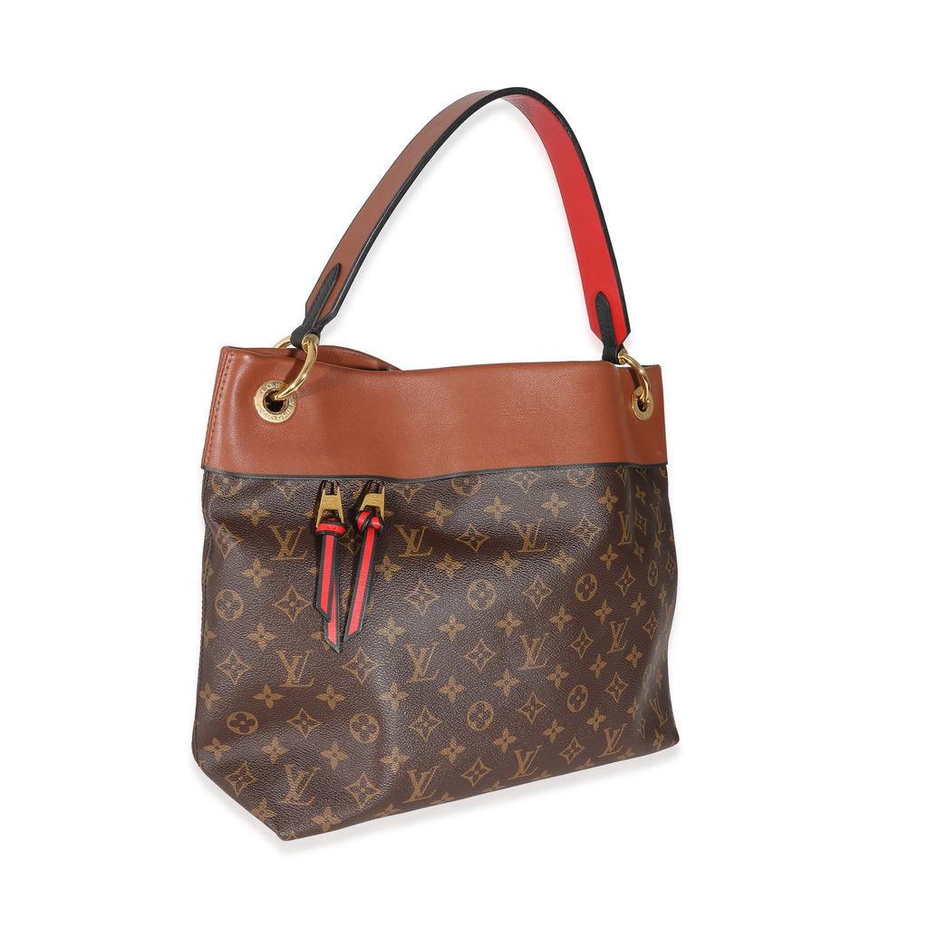 Louis Vuitton Louis Vuitton Caramel Rouge Monogram Canvas Tuileries Besace