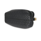 Louis Vuitton Louis Vuitton Black Monogram Embossed Calfskin Nanogram Clutch