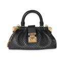 Louis Vuitton Louis Vuitton Black Monogram Embossed Calfskin Nanogram Clutch