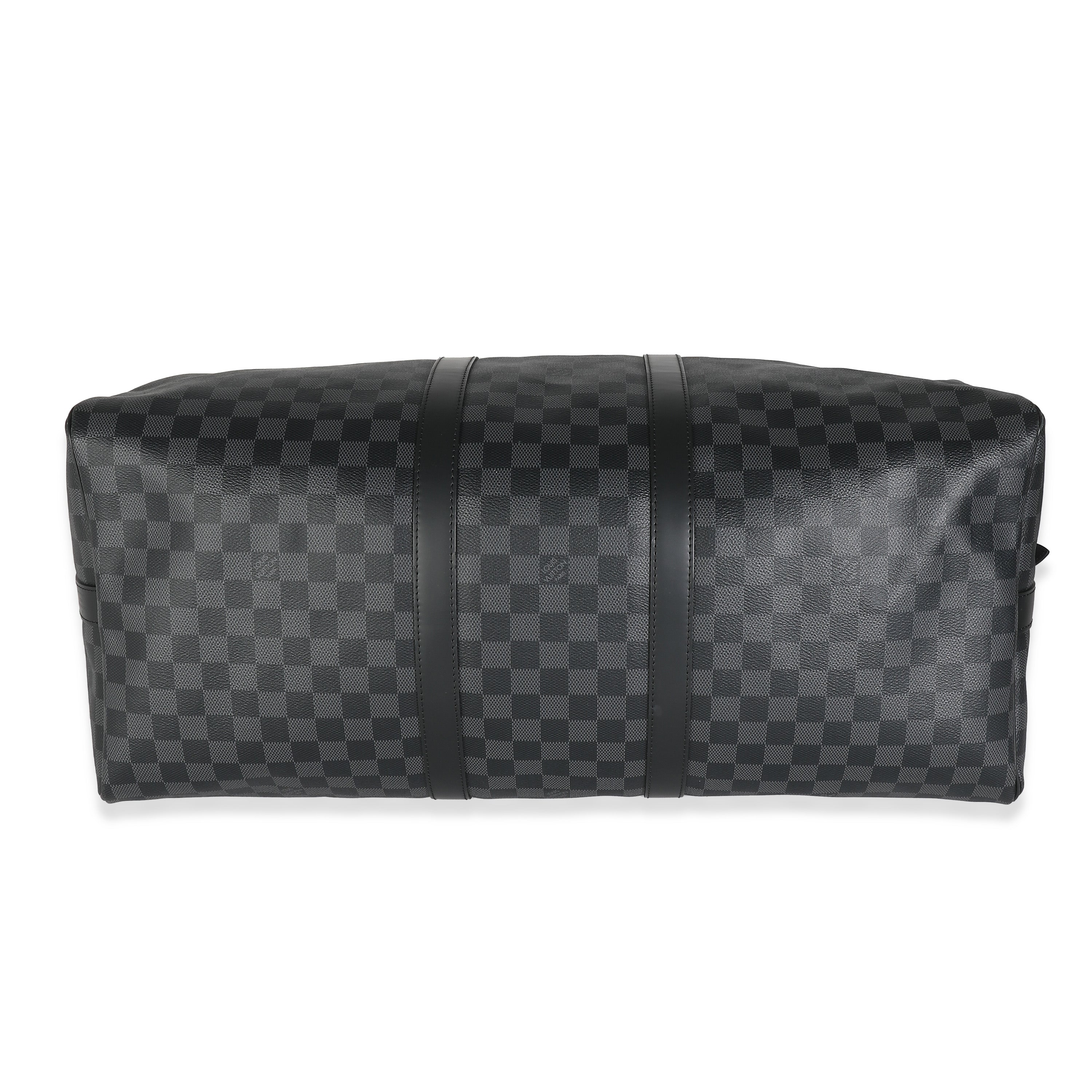 Louis Vuitton Louis Vuitton Damier Graphite Canvas Keepall Bandouliere 55