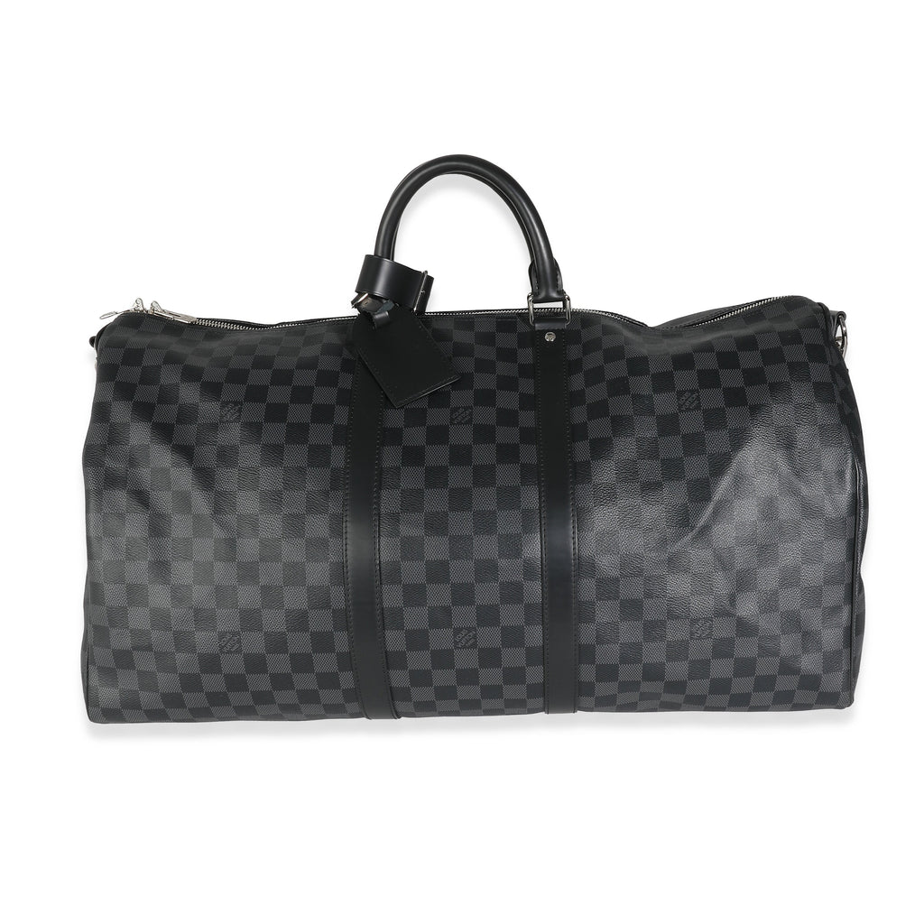 Louis Vuitton Louis Vuitton Damier Graphite Canvas Keepall Bandouliere 55