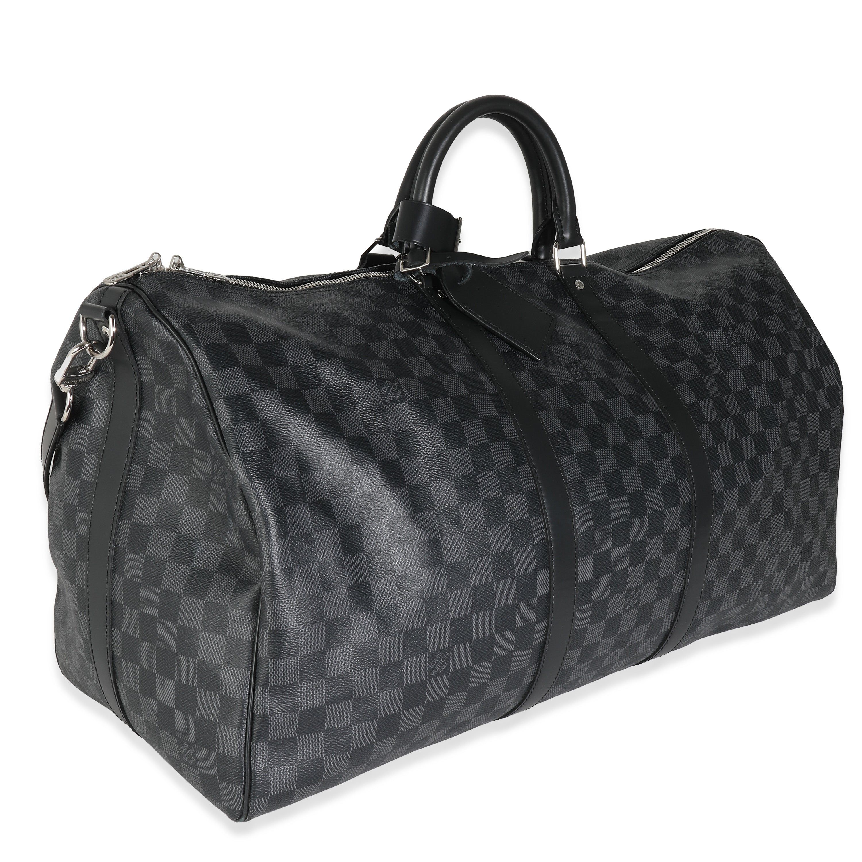 Louis Vuitton Louis Vuitton Damier Graphite Canvas Keepall Bandouliere 55