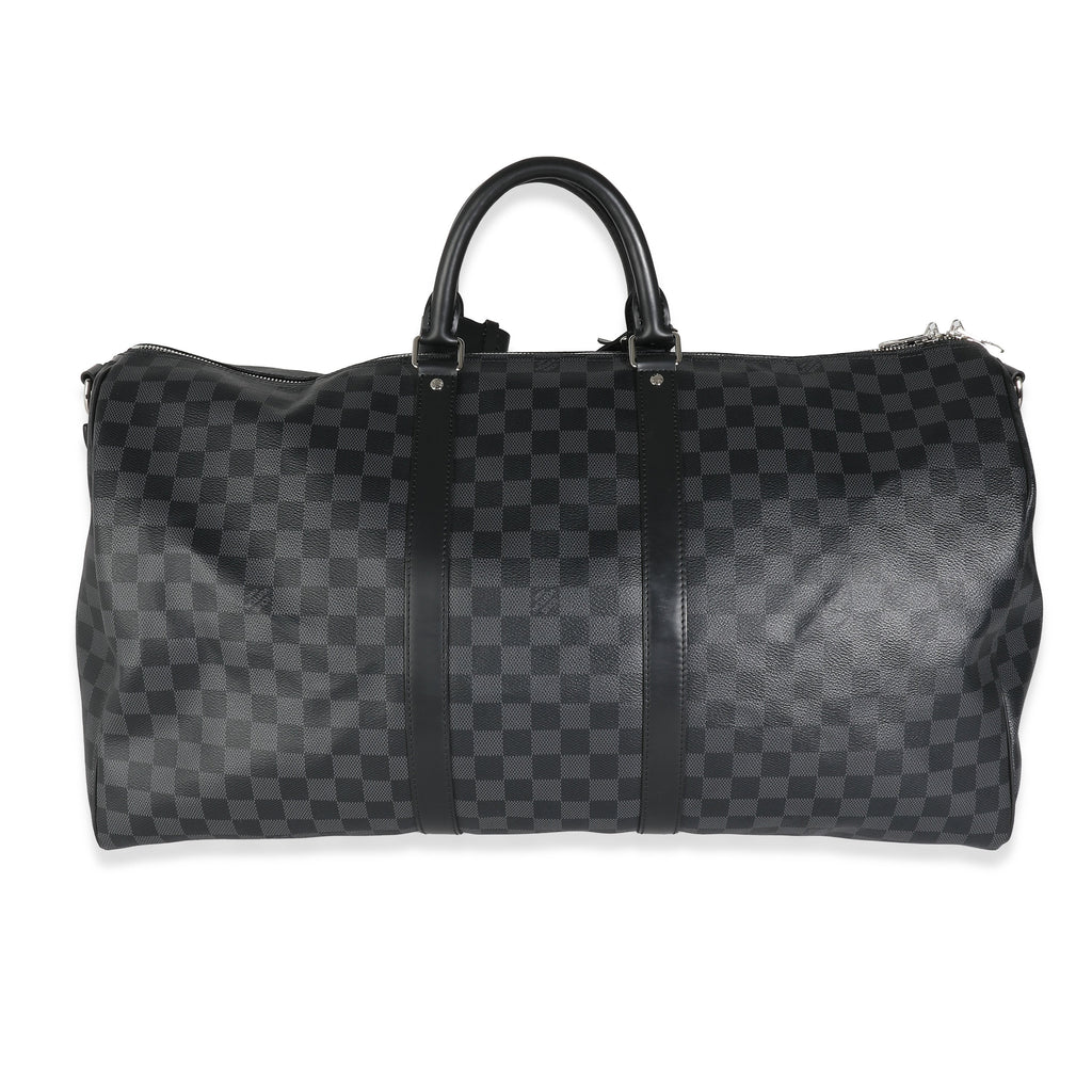 Louis Vuitton Louis Vuitton Damier Graphite Canvas Keepall Bandouliere 55