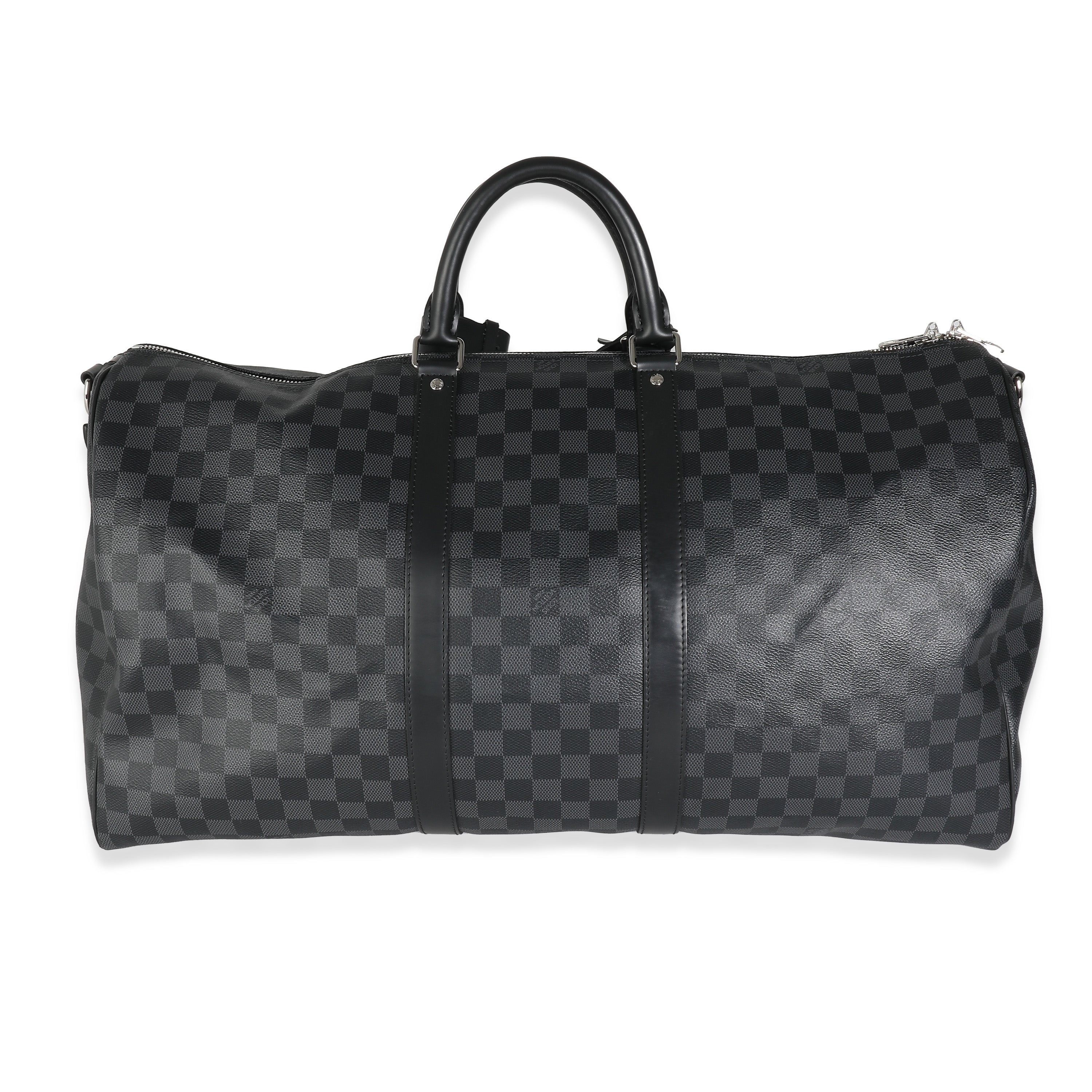 Louis Vuitton Louis Vuitton Damier Graphite Canvas Keepall Bandouliere 55