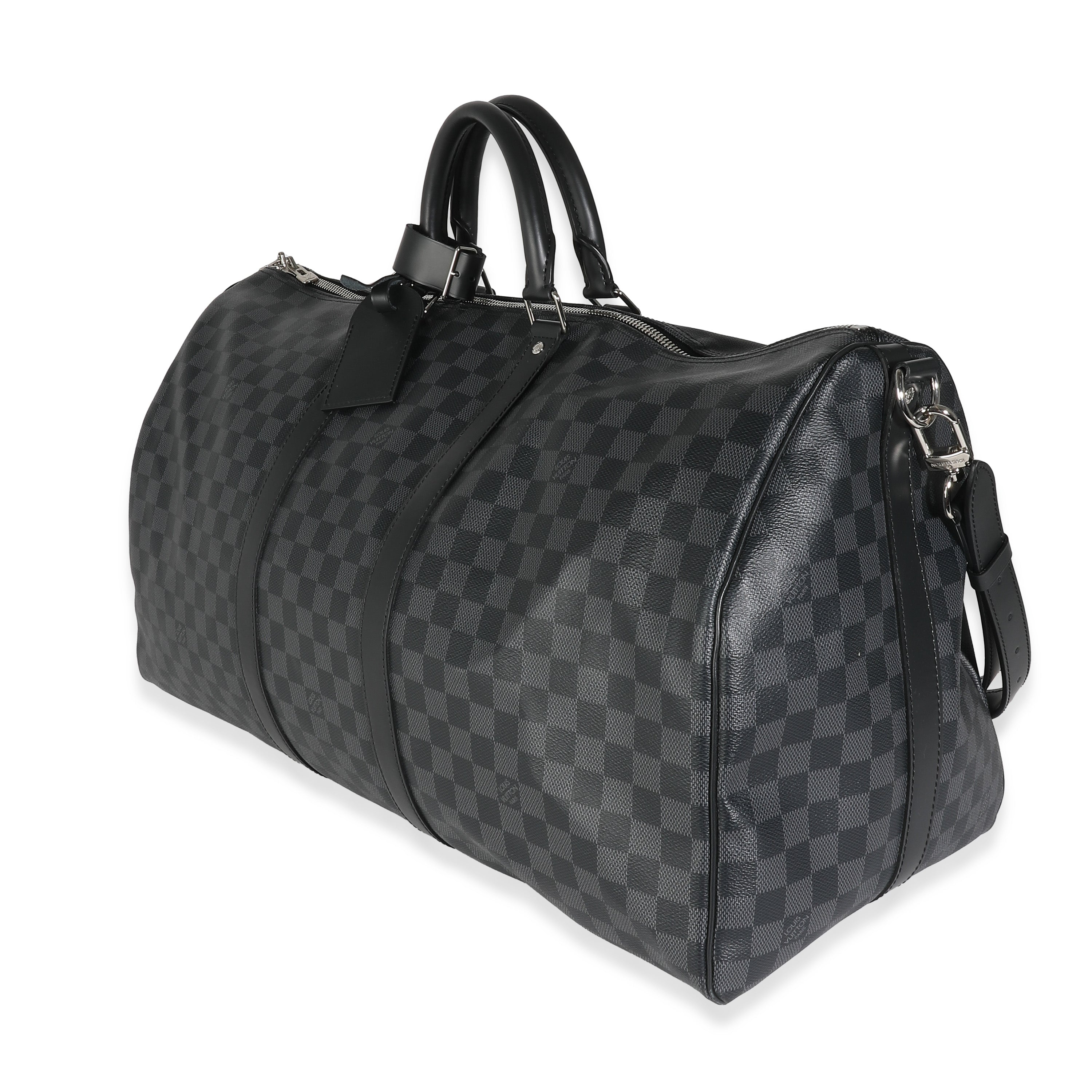 Louis Vuitton Louis Vuitton Damier Graphite Canvas Keepall Bandouliere 55
