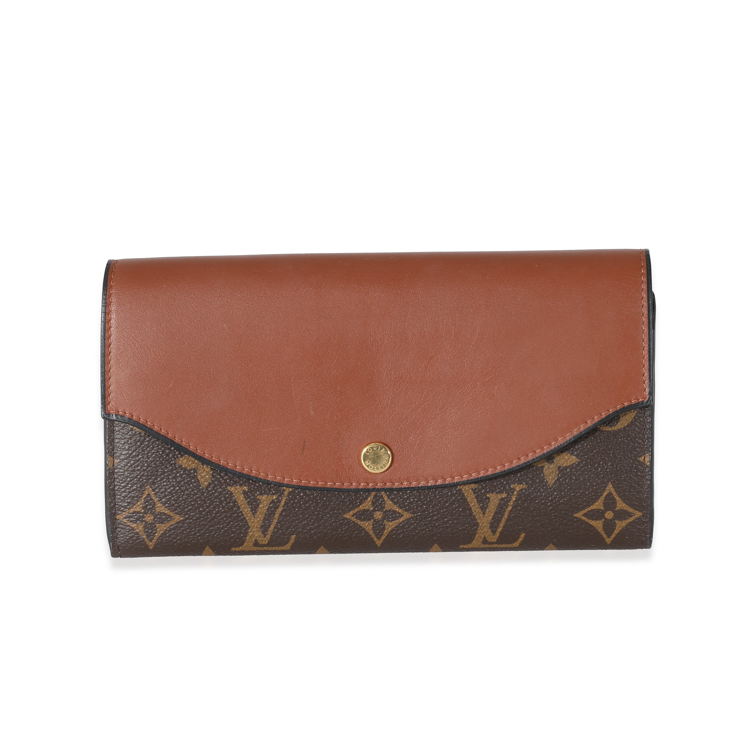 Louis Vuitton Louis Vuitton Marron Monogram Canvas Sarah Tuileries Wallet