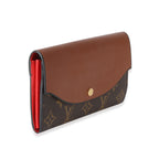 Louis Vuitton Louis Vuitton Marron Monogram Canvas Sarah Tuileries Wallet