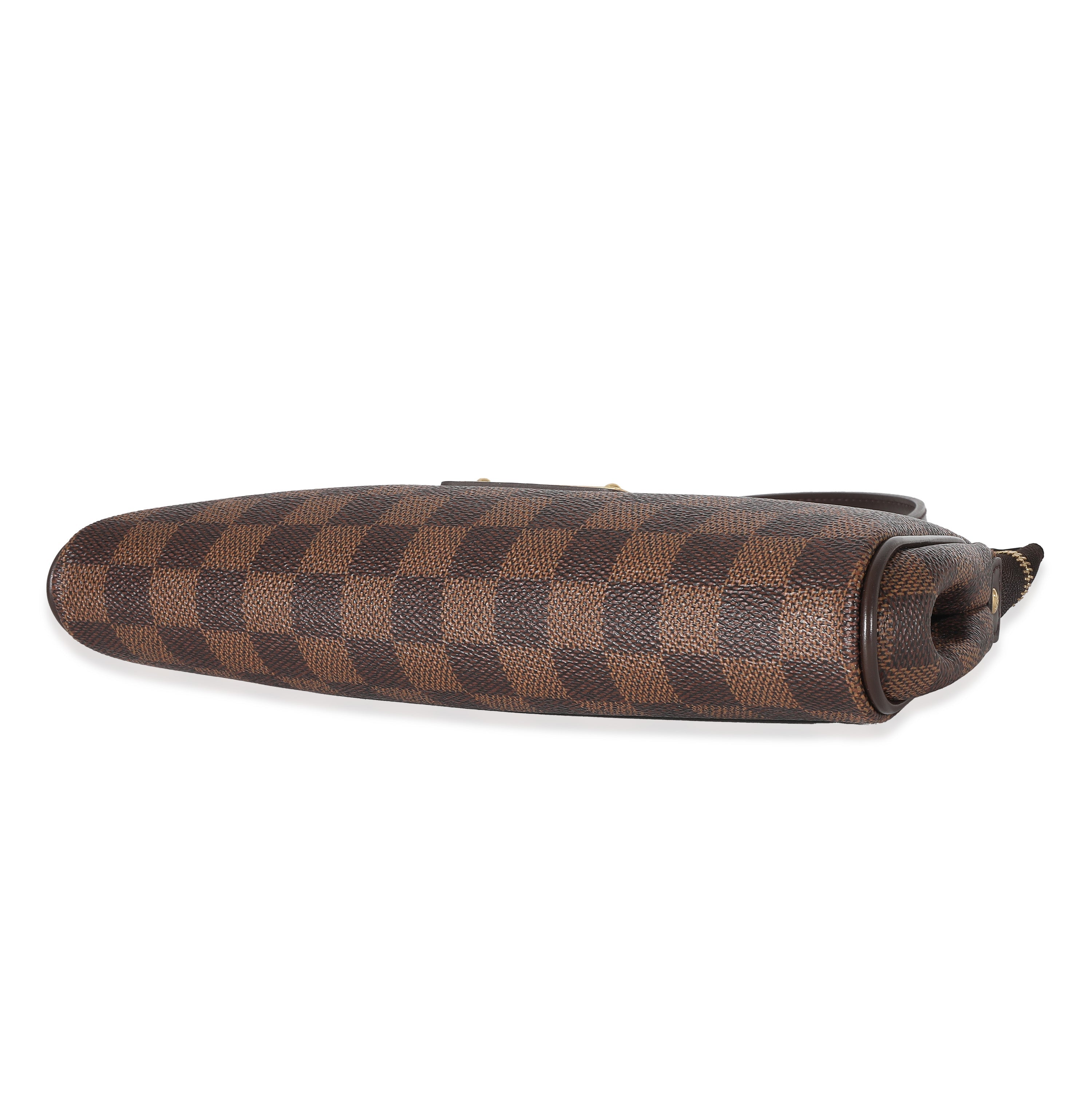 Louis Vuitton Louis Vuitton Damier Ebene Canvas Eva Clutch