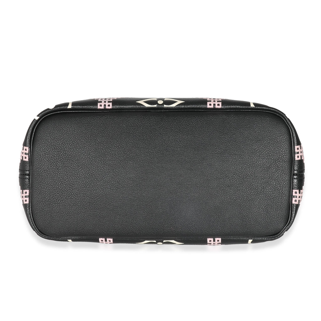 Louis Vuitton Louis Vuitton Black Monogram Empreinte Broderies Neverfull MM