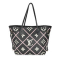 Louis Vuitton Louis Vuitton Black Monogram Empreinte Broderies Neverfull MM