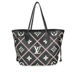 Louis Vuitton Louis Vuitton Black Monogram Empreinte Broderies Neverfull MM