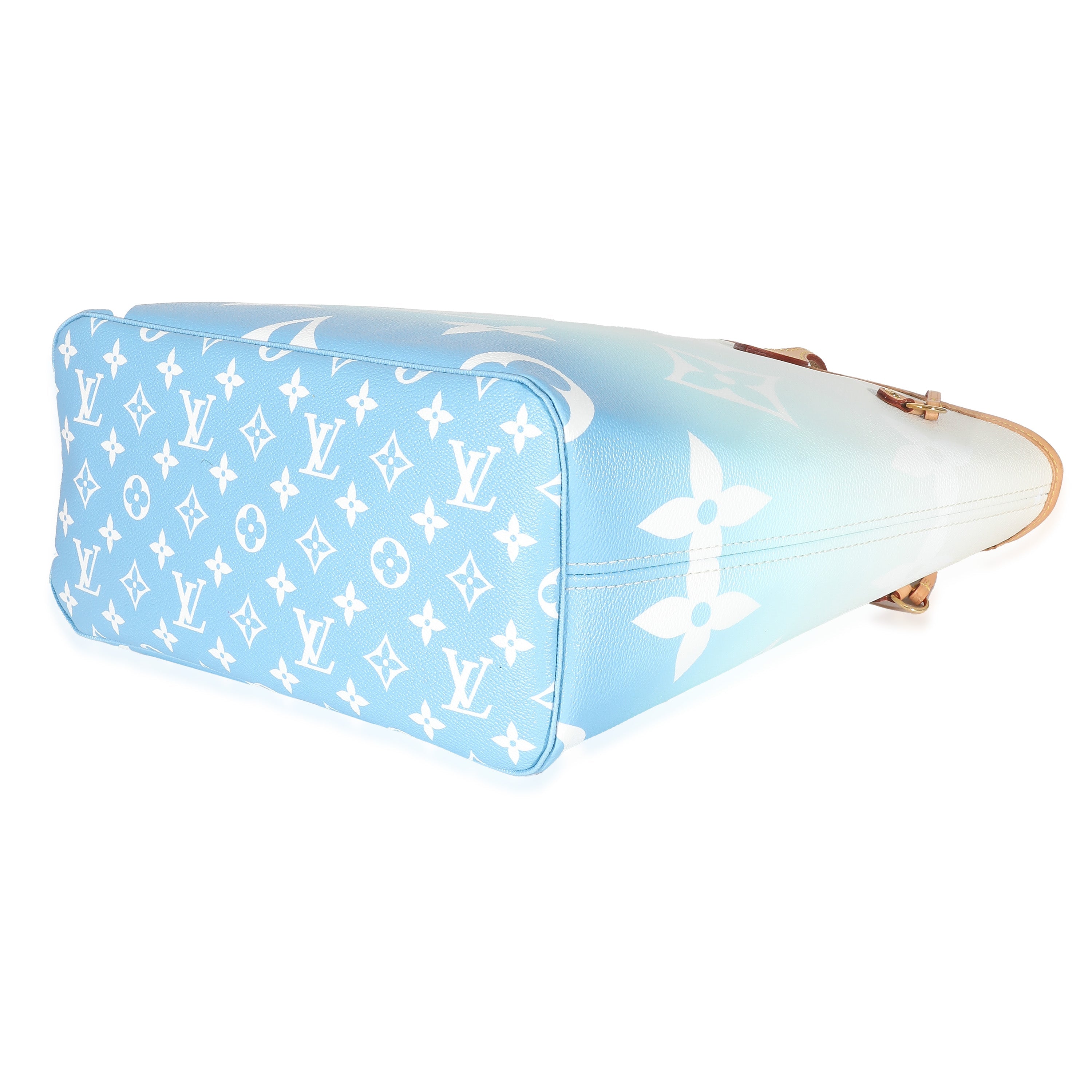 Louis Vuitton Louis Vuitton Blue Giant Monogram Canvas By The Pool Neverfull MM