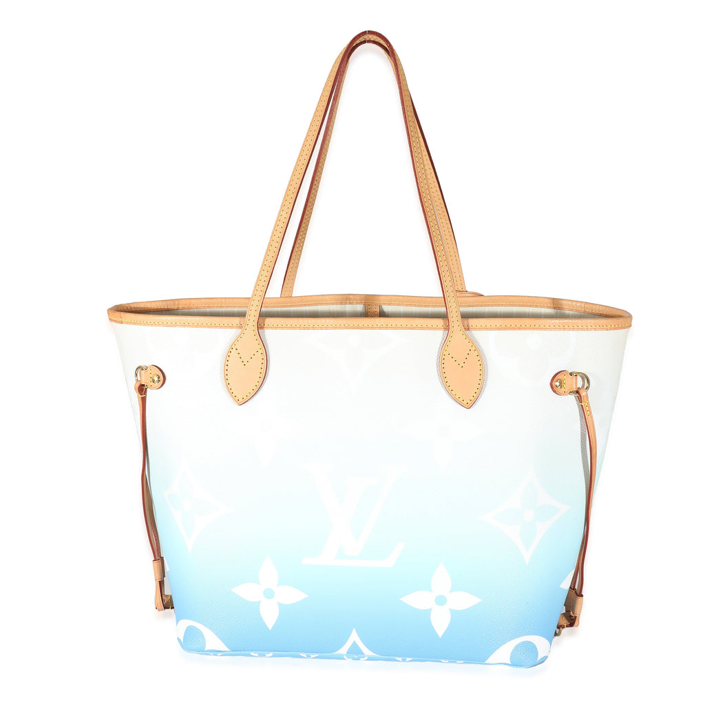 Louis Vuitton Louis Vuitton Blue Giant Monogram Canvas By The Pool Neverfull MM