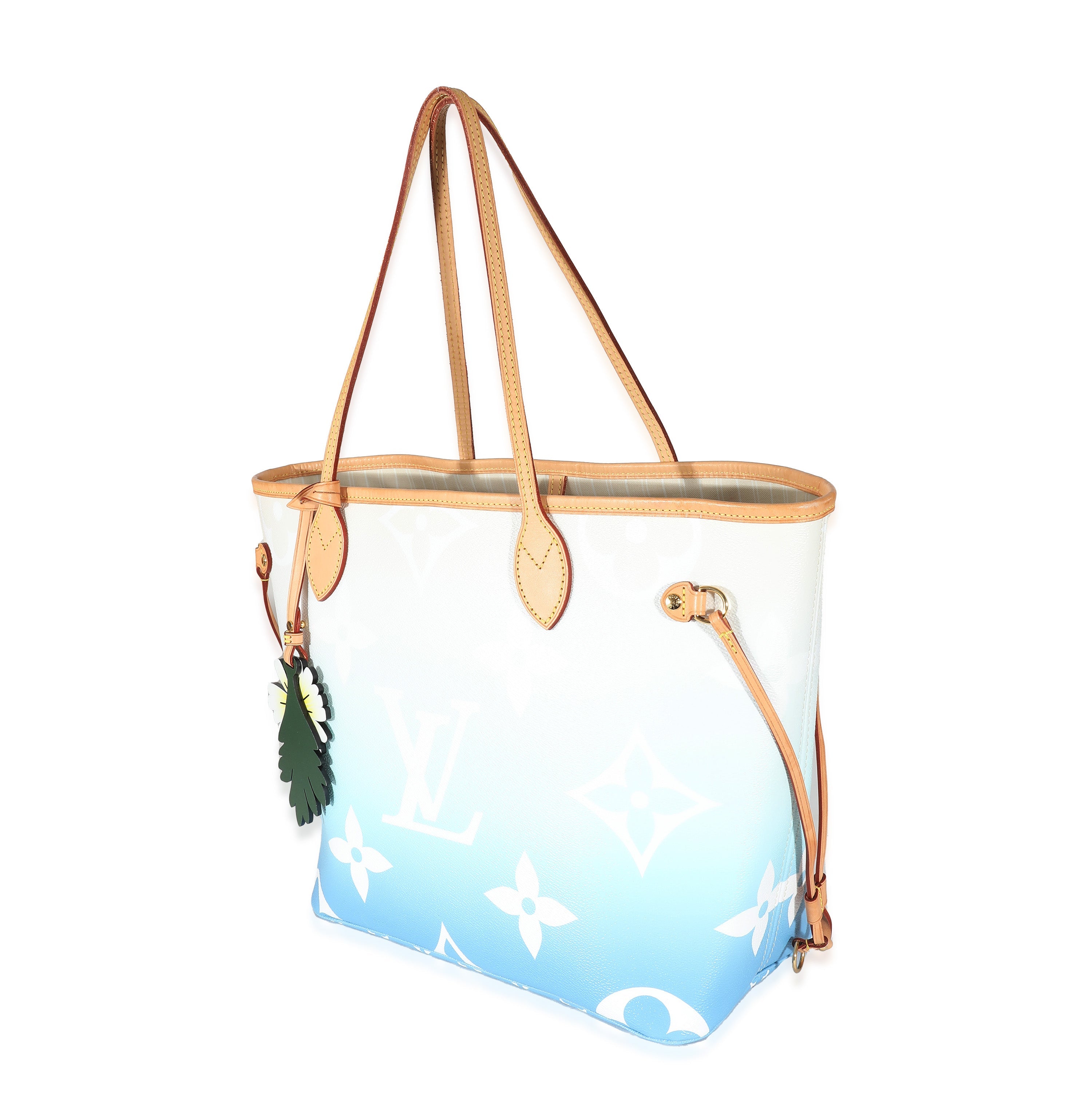 Louis Vuitton Louis Vuitton Blue Giant Monogram Canvas By The Pool Neverfull MM
