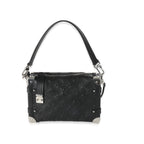 Louis Vuitton Louis Vuitton Black Debossed Monogram Calfskin Side Trunk MM
