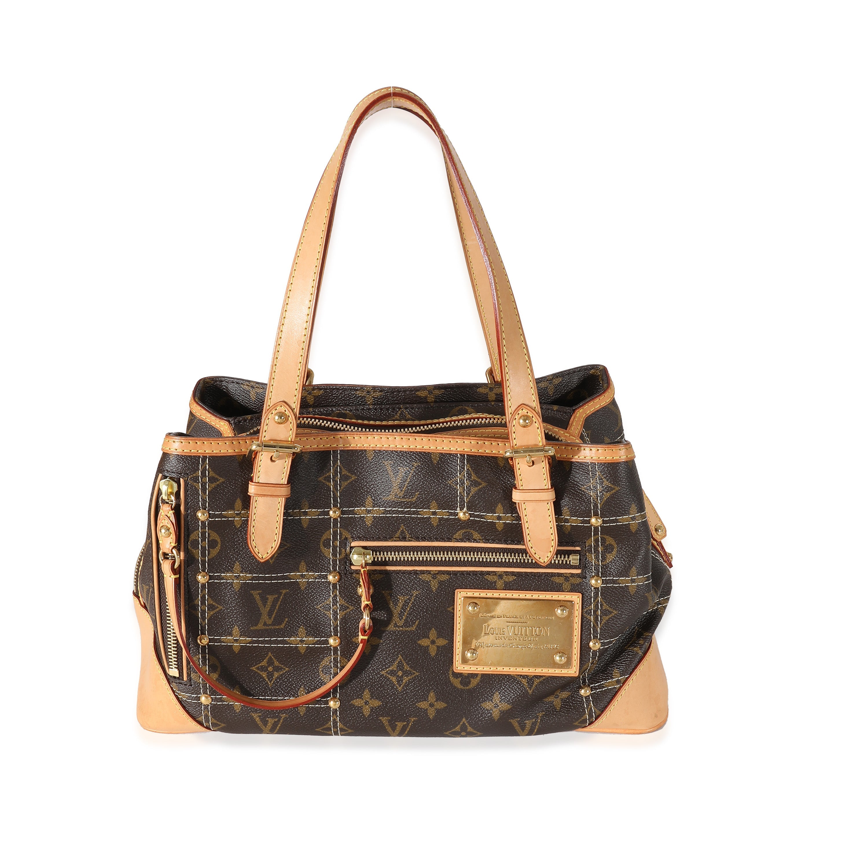 Louis Vuitton Louis Vuitton Monogram Canvas Riveting Bag