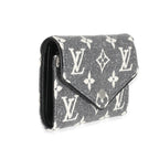 Louis Vuitton Louis Vuitton Black Denim Monogram Jacquard Victorine Wallet