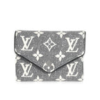Louis Vuitton Louis Vuitton Black Denim Monogram Jacquard Victorine Wallet