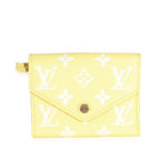 Louis Vuitton Louis Vuitton Lemon Curd Monogram Empreinte Victorine Wallet