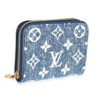 Louis Vuitton Louis Vuitton Blue Denim Monogram Jacquard Zippy Coin Purse