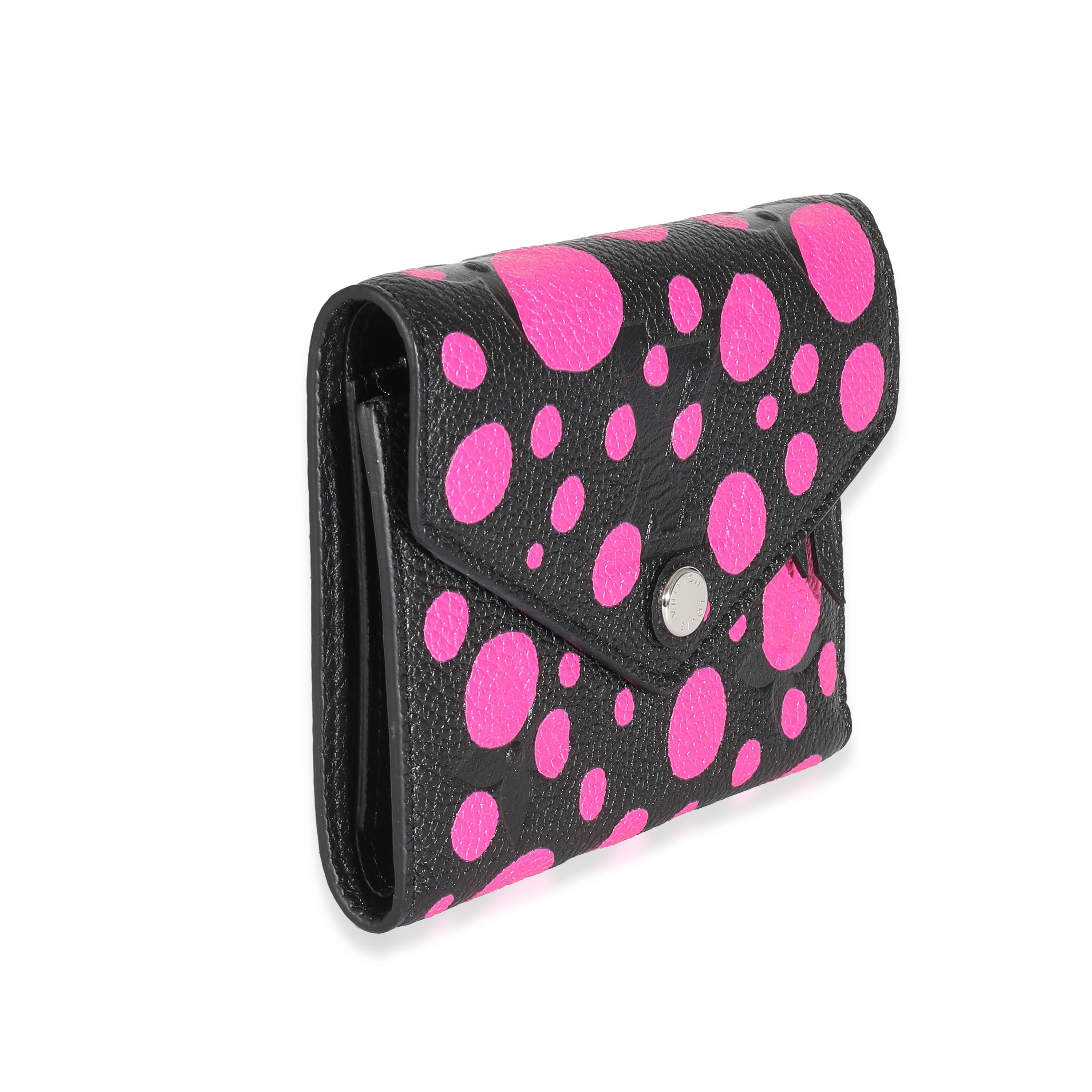 Louis Vuitton Louis Vuitton x Yayoi Kusama Noir Fuchsia Empreinte Victorine Wallet