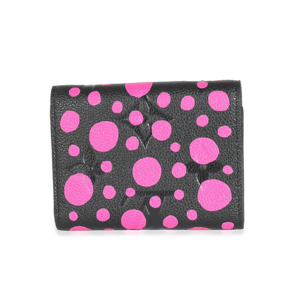 Louis Vuitton Louis Vuitton x Yayoi Kusama Noir Fuchsia Empreinte Victorine Wallet