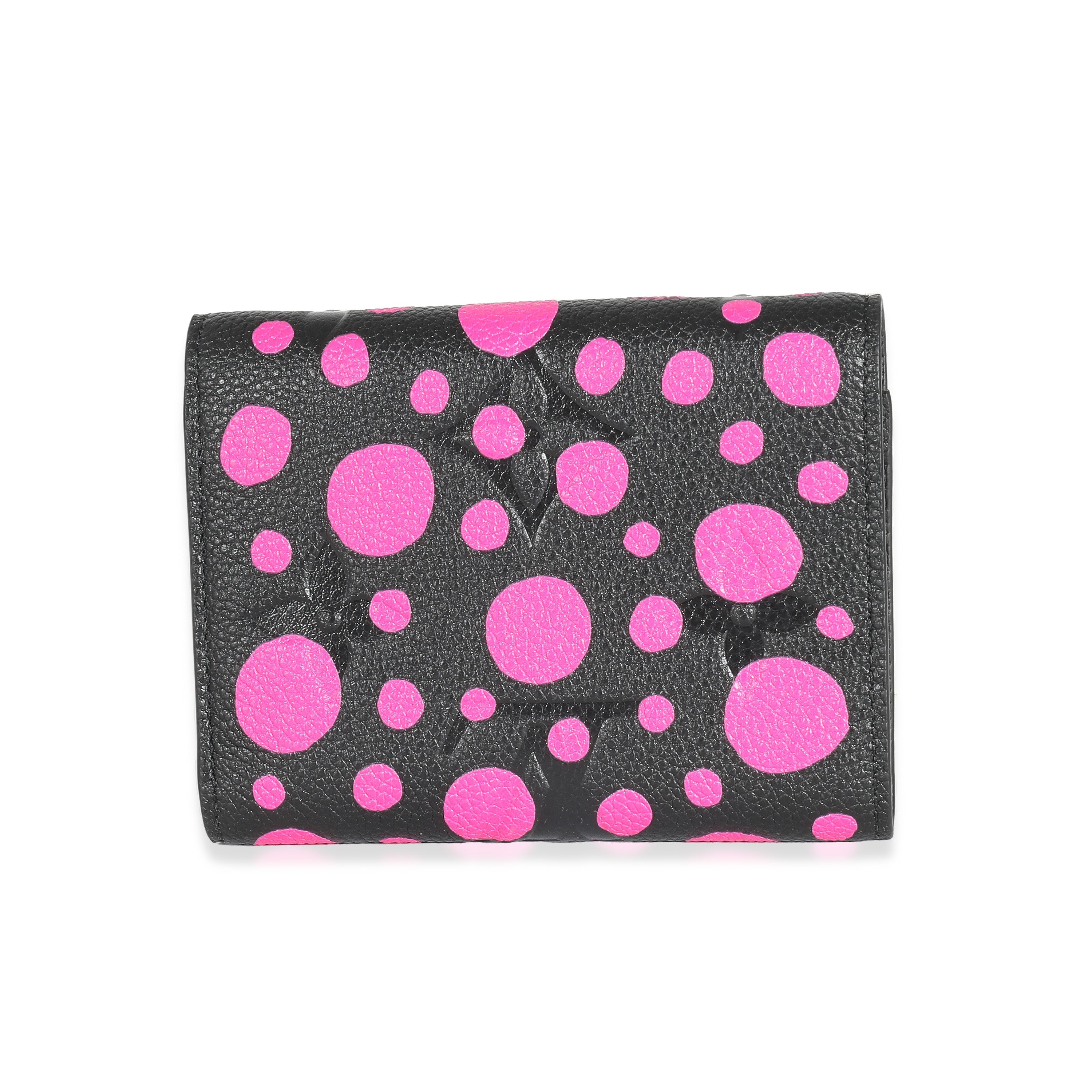 Louis Vuitton Louis Vuitton x Yayoi Kusama Noir Fuchsia Empreinte Victorine Wallet