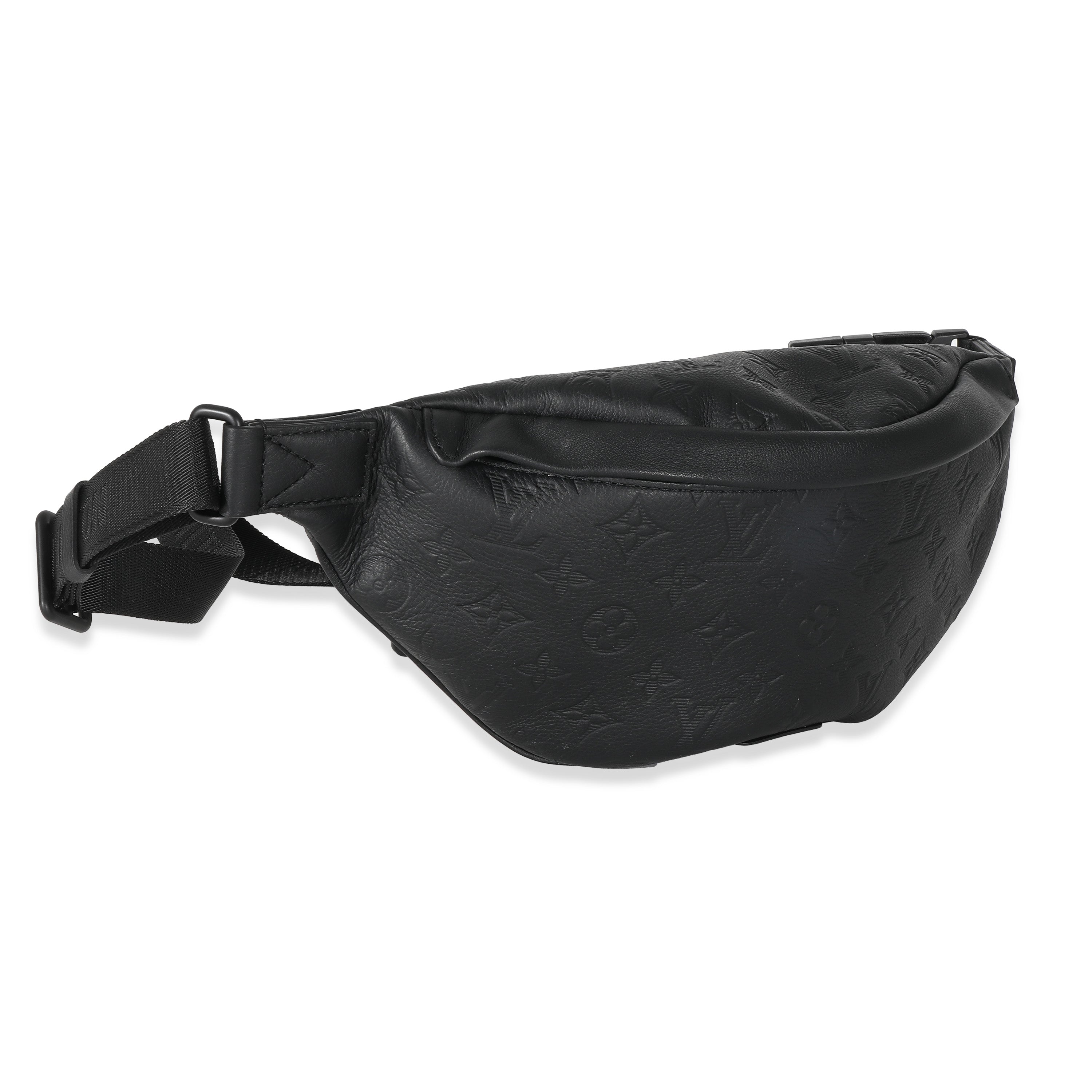 Louis Vuitton Louis Vuitton Black Monogram Shadow Discovery Bumbag PM