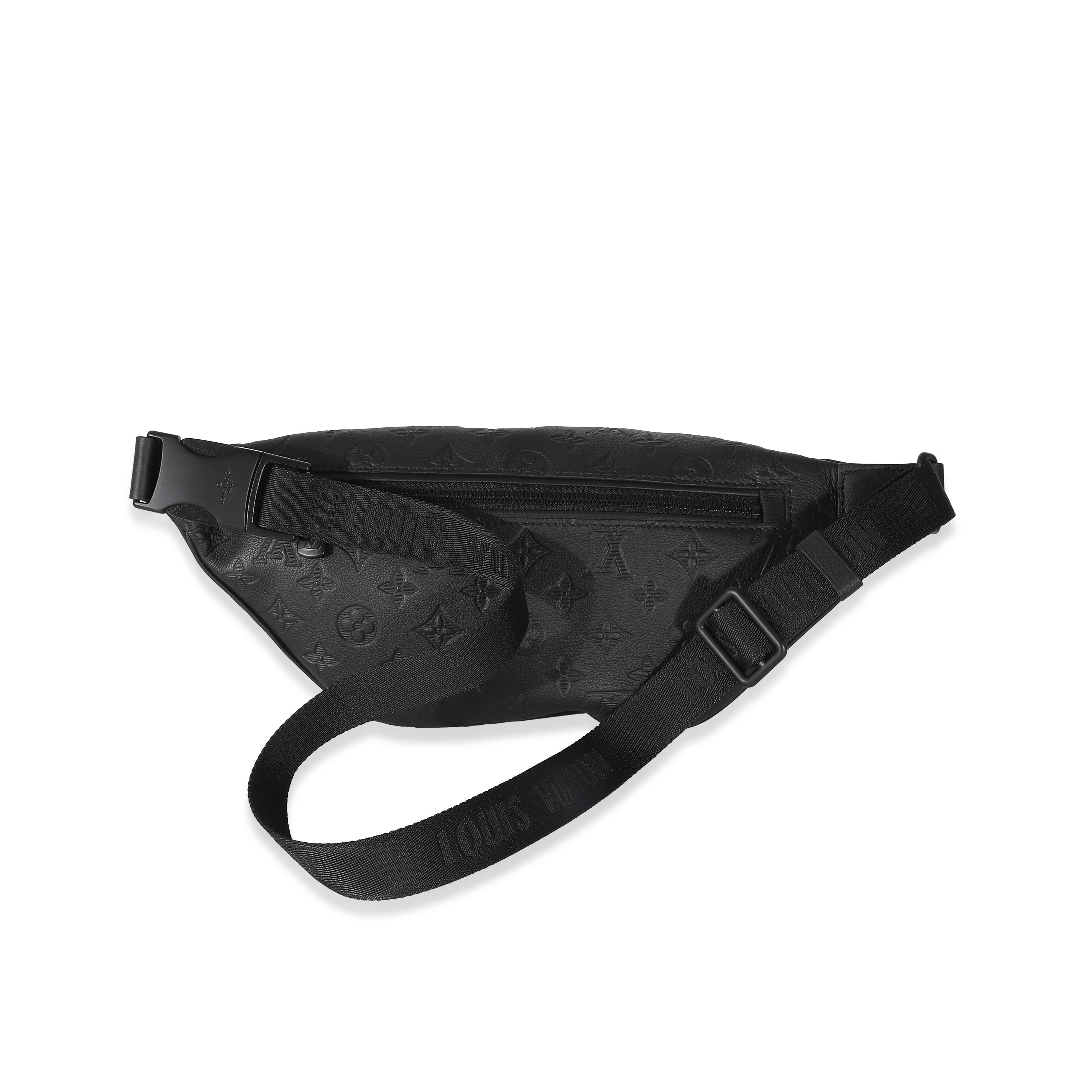 Louis Vuitton Louis Vuitton Black Monogram Shadow Discovery Bumbag PM