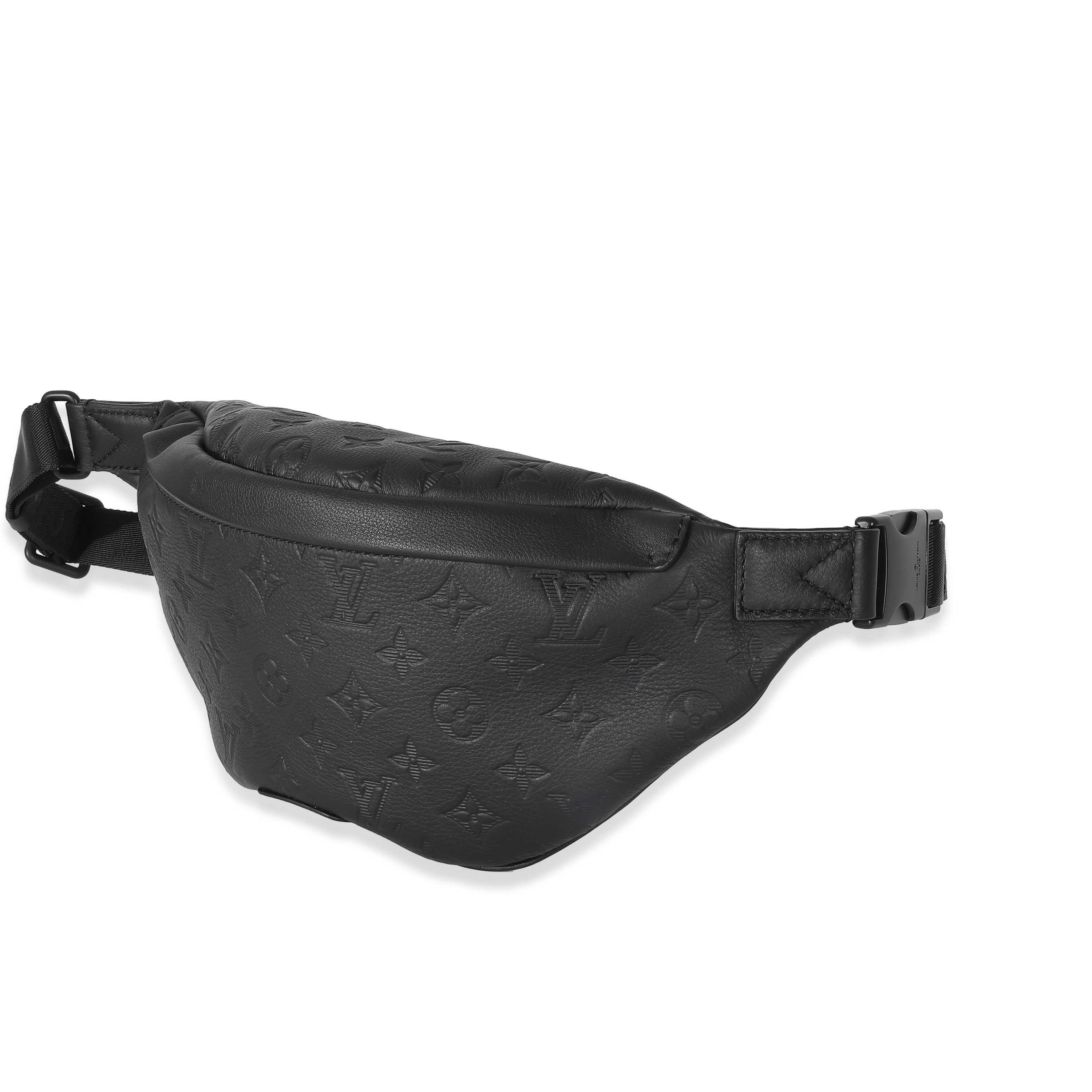 Louis Vuitton Louis Vuitton Black Monogram Shadow Discovery Bumbag PM