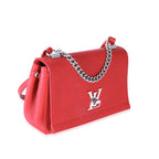 Louis Vuitton Louis Vuitton Rubis Pebbled Leather Lockme II BB