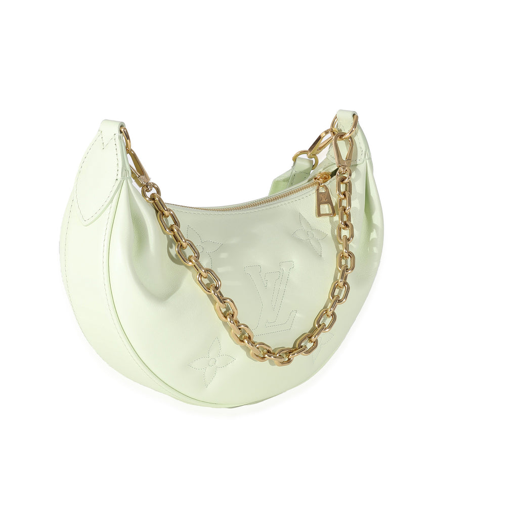 Louis Vuitton Louis Vuitton Light Green Bubblegram Calfskin Over The Moon